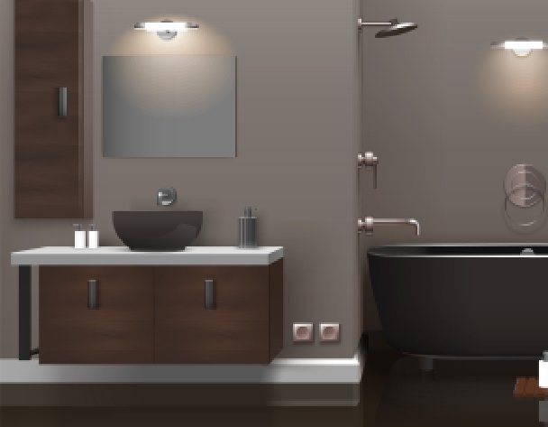 Arrange bathroom