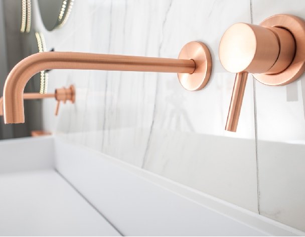 gold colour bathroom fittings