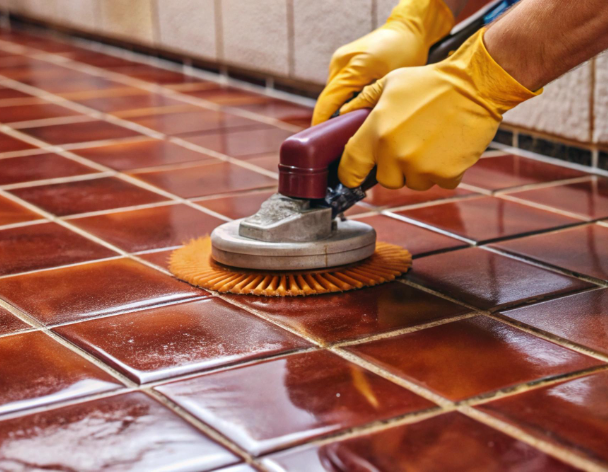 Terracotta flooring tile