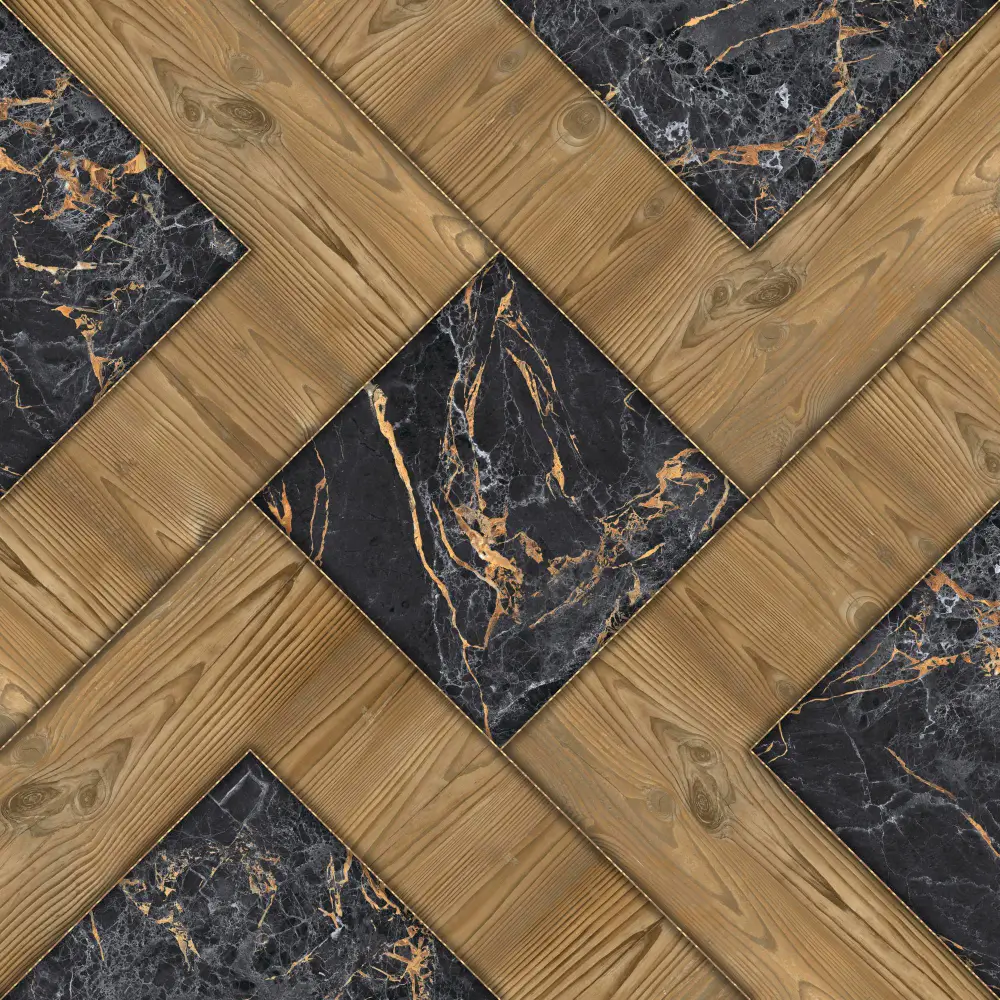 wooden porcelain tiles design