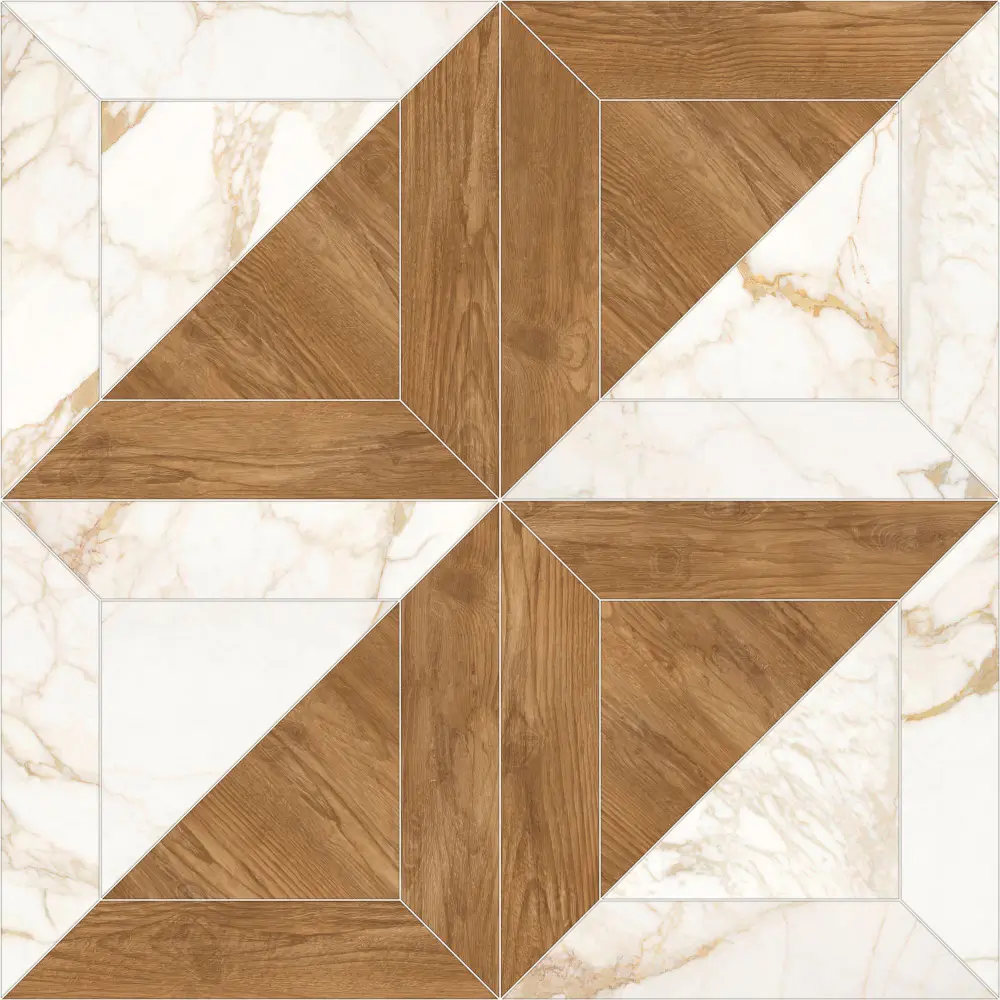 wooden porcelain tiles design