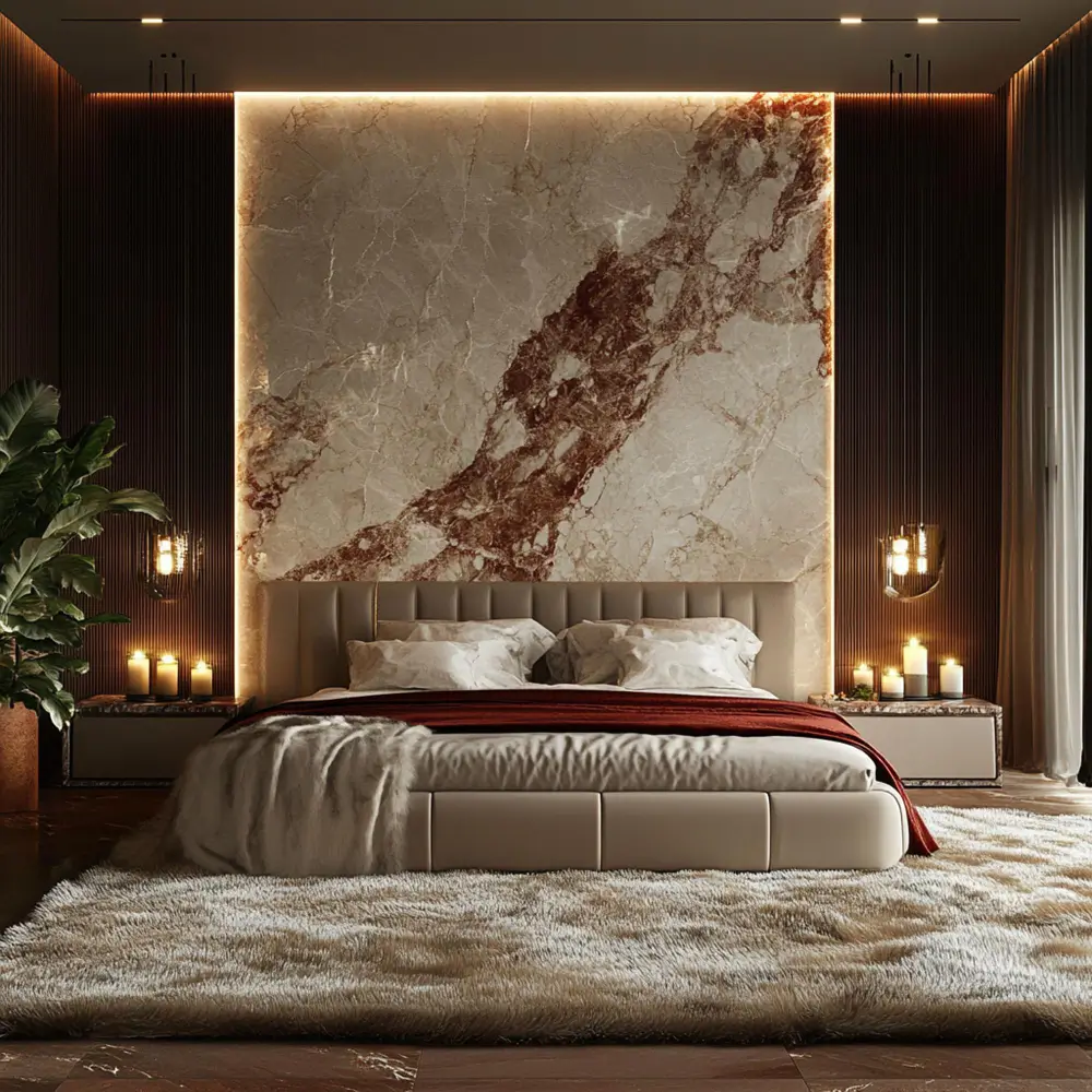 bedroom porcelain wall tile