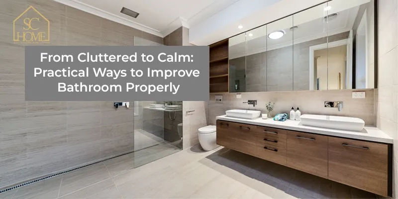 From Cluttered to Calm: Practical Ways to Improve Bathroom Properly