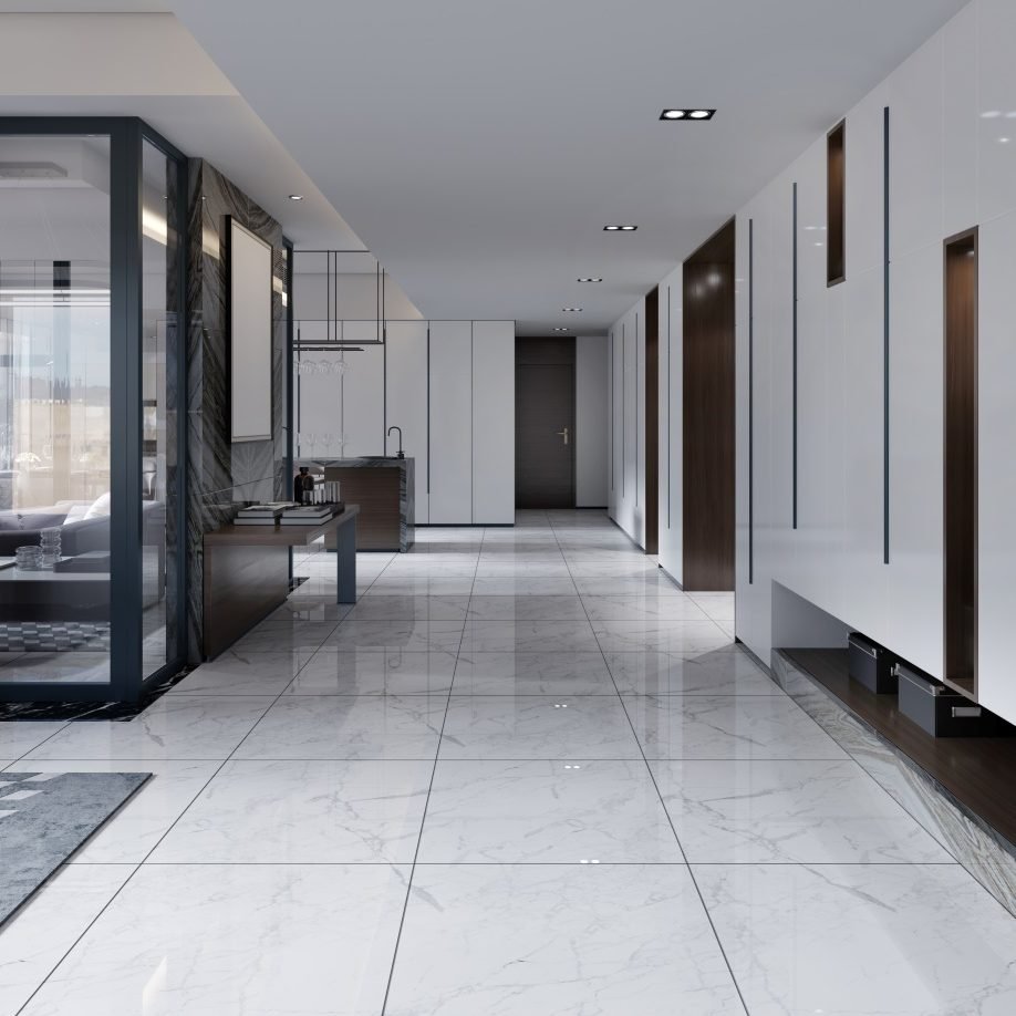 porcelain tile flooring